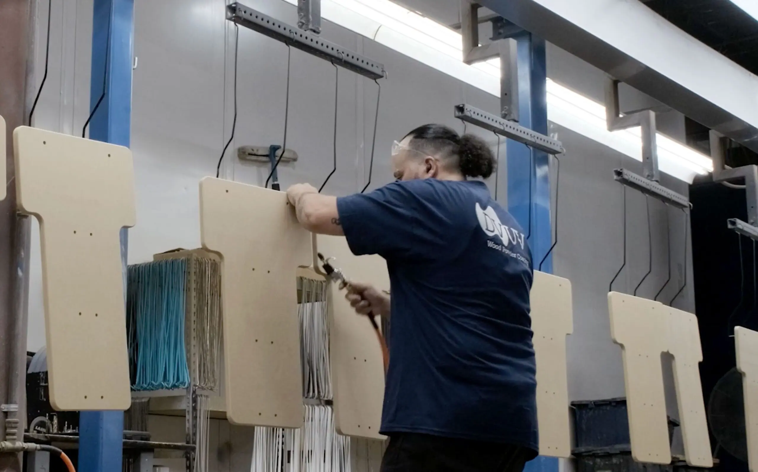 Process – Step 2 – Part may require light sanding or prep work before it enters the powder line Process - Step 2 - Part may require light sanding or prep work before it enters the powder line