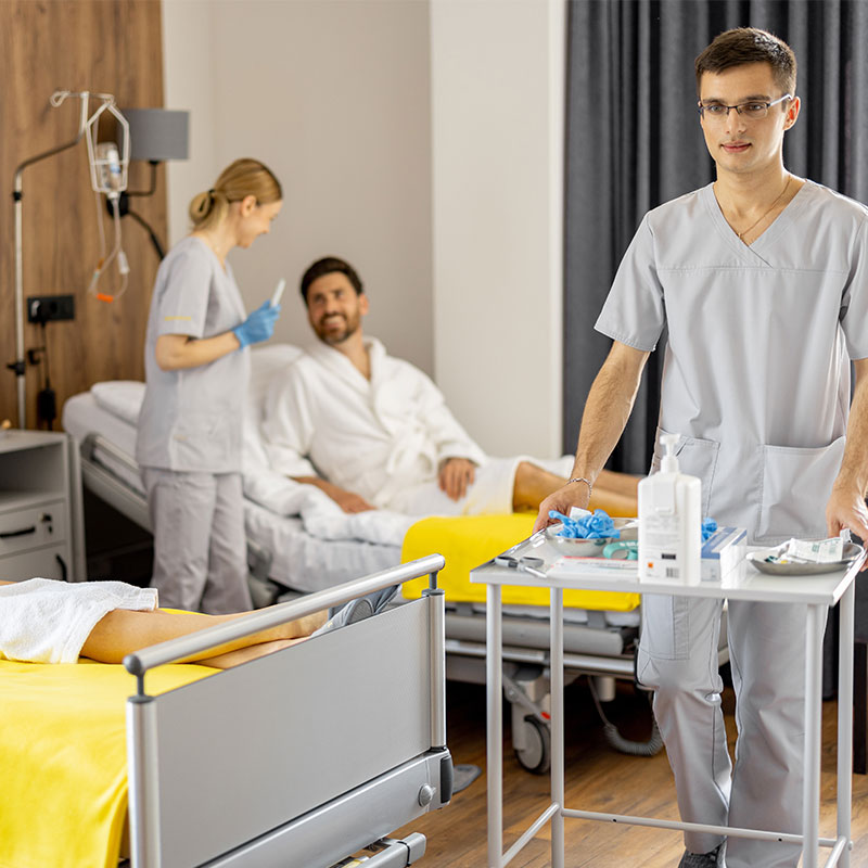 DVUV UVMax powder coatings for hospital applications